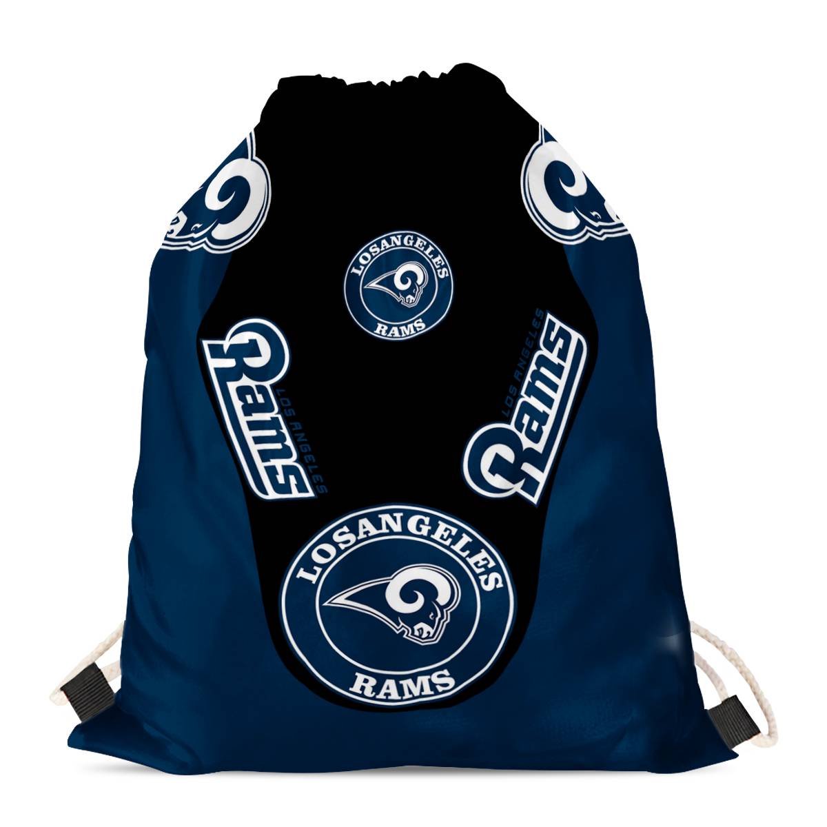 Los Angeles Rams Drawstring Backpack sack / Gym bag 18" x 14" 001 Los Angeles Rams Drawstring Backpack sack / Gym bag 18" x 14" 001